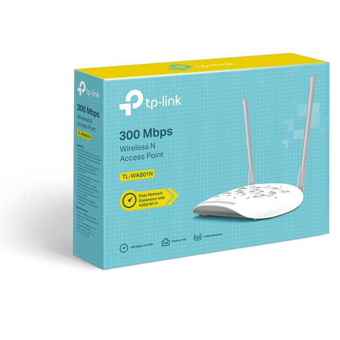 TP-Link TL-WA801N Punto de Acceso Inalámbrico 300 Mbps Blanco TP-Link TL-WA801N Punto de Acceso Inalámbrico 300 Mbps Blanco